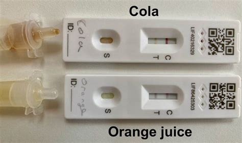 soft drink test|covid test results from soft drinks.